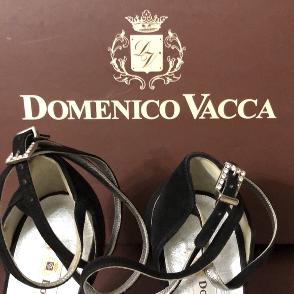 🌺NWT DOMENICO VACCA SUEDE PLATFORM HEELS SIZE 39.5 - Picture 7 of 13